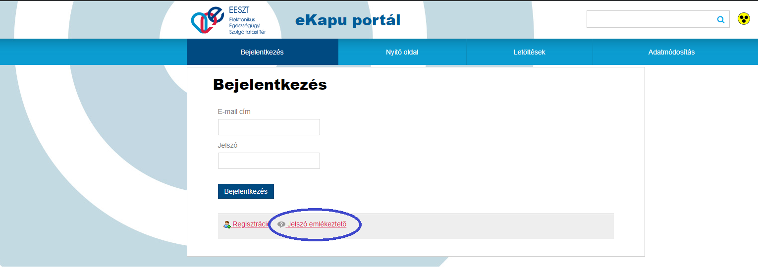 e egeszsegugy gov hu web ekapu portal gov